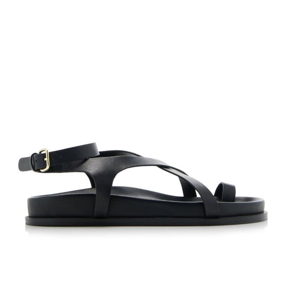 A.Emery Jalen Slim Leather Sandals and Dustbags - Picture 1 of 4